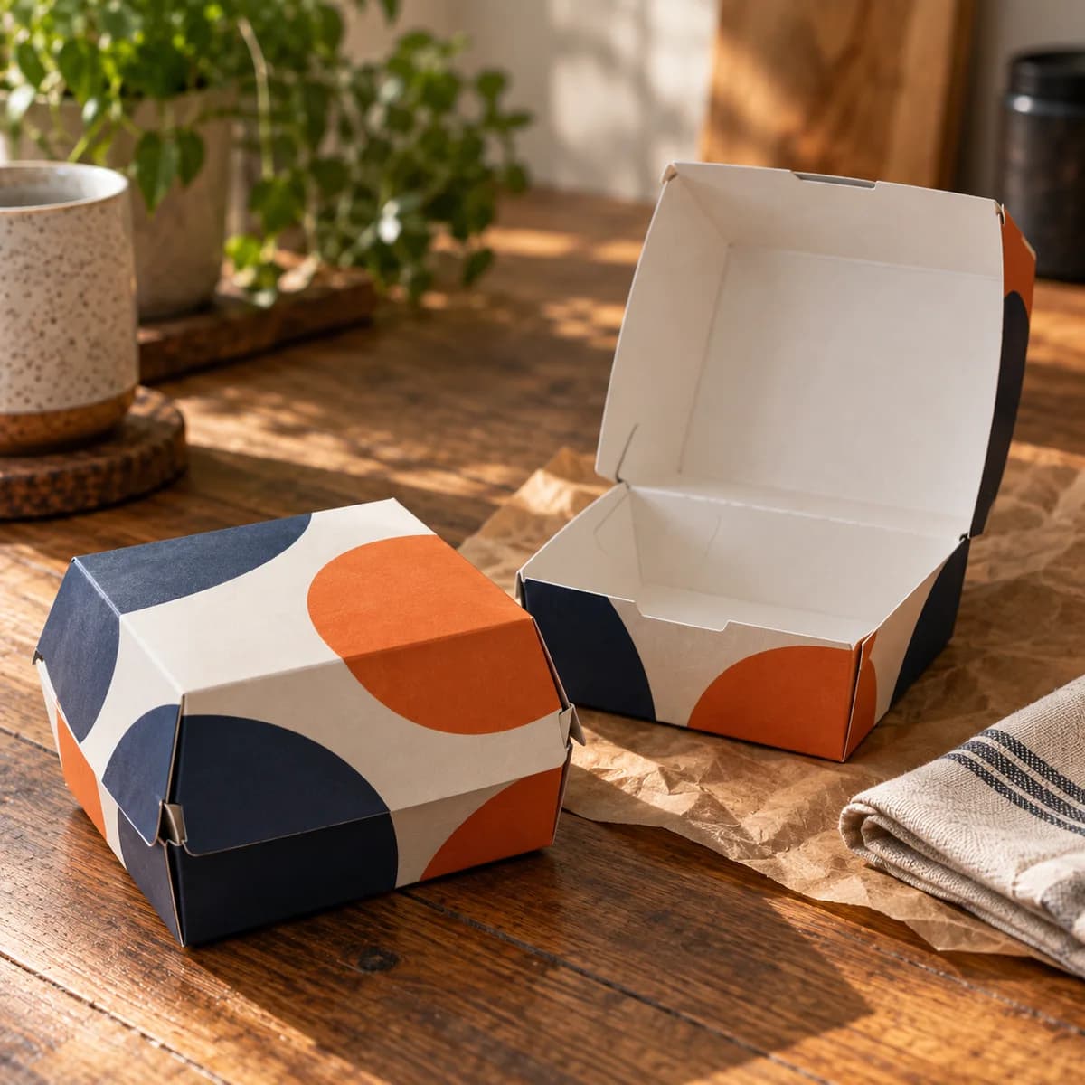 Burger boxes