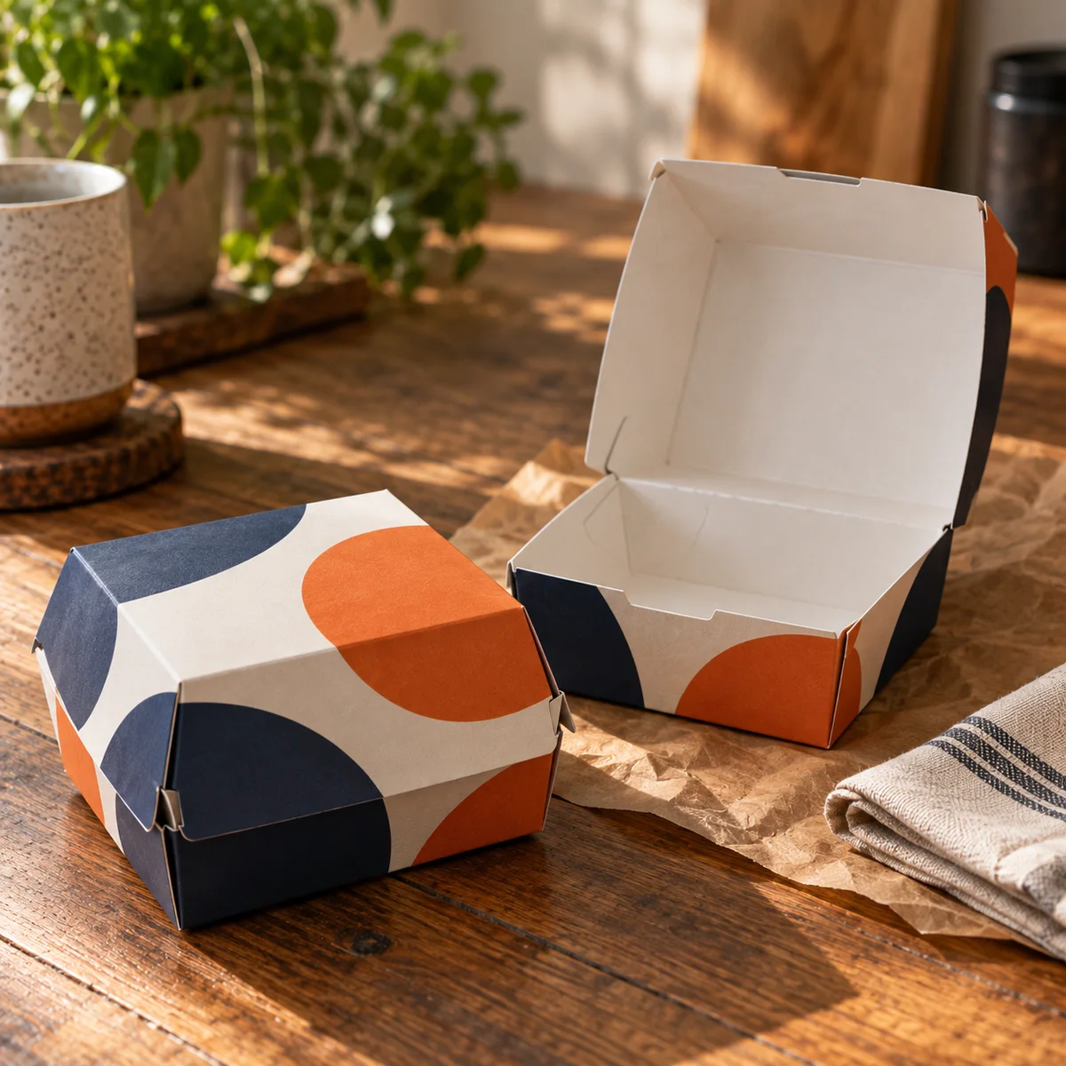 Burger boxes